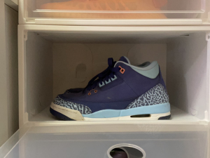 Air jordan3AJ3 暗紫色爆裂纹。