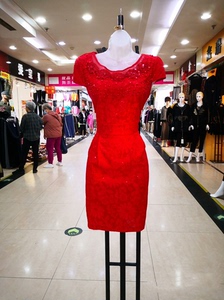 旗袍裙 花红韵品牌 专柜正品 改良版 时尚 高端 面料 版型