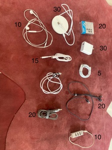 各种数据线 宜家的 河马的