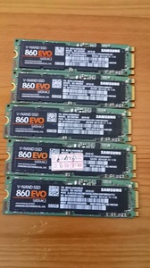 三星860EVO 500G m.2 SATA 固态硬盘 5片