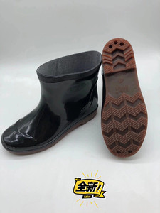 男女水鞋 雨鞋食品靴耐油酸碱放水劳保低筒加厚耐磨防滑雨具打鱼