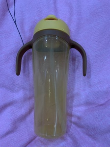 Pigeon贝亲日本进口带手柄防胀气婴幼儿童企鹅杯吸管杯水杯