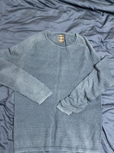 斯莱德针织衫、毛衫，蓝色，织纹，薄，180
