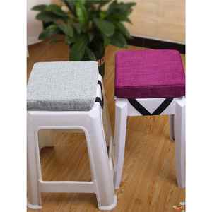 方凳塑料凳坐垫正方形服装厂椅垫儿童加高厚海绵软垫透气屁垫凳垫