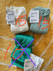 IKEA宜家 沃格逊毛巾、洗脸巾、小方巾