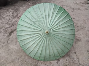 油纸伞  古绿纹100厘米直径满穿