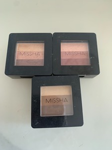 Missha/谜尚 色号是剩一个粉棕色#单色眼影  大地色很