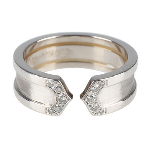 [9.8新] 卡地亚Cartier女士钻石戒指环54号女戒指天使之吻戒指