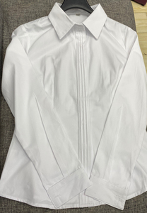 全新 衬衣职业装 白色衬衫细斜纹棉面料 女衬衫 清库存亏本便