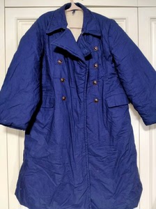 五五，1962年二号全新井察棉蓝大衣，物品谨慎购买，售出不退