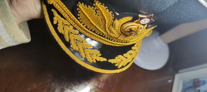 苏联海军元帅礼帽，帽子为原品，帽徽俄刻，品相很好无虫蛀帽型正