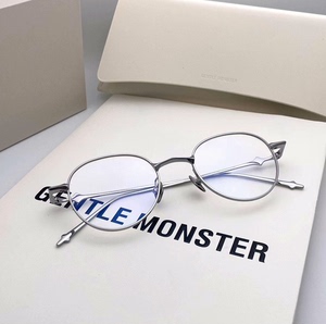 宋轶同款 韩国明星同款品牌眼镜框GM超轻光学眼镜架EP 纯钛