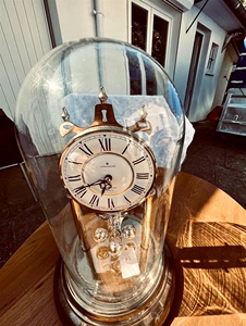 德国Junghans荣汉斯古董座钟，很美，需要用电池，二手物