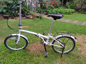 EMMELLE/阿米尼 20寸折叠自行车，6速，功能正常，买