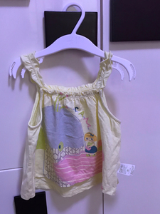 三木比迪女童宝宝幼儿吊带小背心夏季薄款婴儿童装小女孩外穿洋气