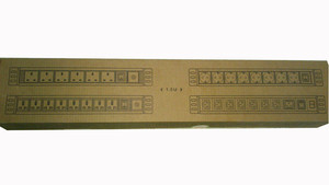坦克王PDU插座 机柜专用插座 PDU电源分配单元 8孔10A 1.0U排插BX