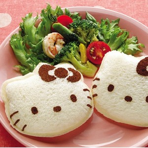 三明治Hellokitty凯蒂猫 DIY模具 饭团寿司模 便当吐司面包制作器
