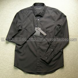 IT旗下 IZZUE 正品 独特拼带设计 男士 修身 长袖衬衫