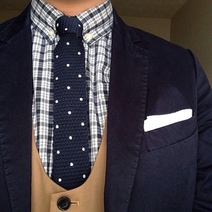 璐贝儿男士商务针织领带蓝色波点绿色条纹结婚新郎伴郎男士领带