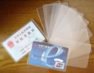 透明无字 交通卡套 银行卡套 身份证件卡套 透明卡套 塑料卡套
