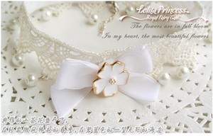 【L&P】洛丽塔公主洋装 爱的山茶花 复古宫廷 白色蕾丝秋季颈链