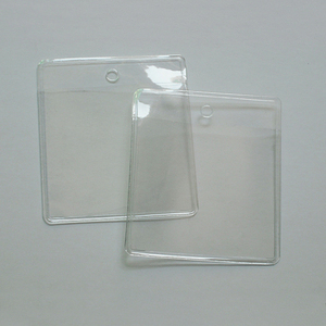 领标透明袋PVC吊牌袋子商标价格标签套塑料磨砂平口袋标签袋透明