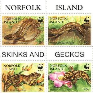 外国邮票 WWF 诺福克岛 F018