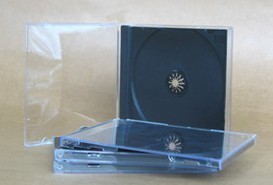 09乌单CD盒 单碟装CD盒 单碟光盘盒CD DVD盒可插页