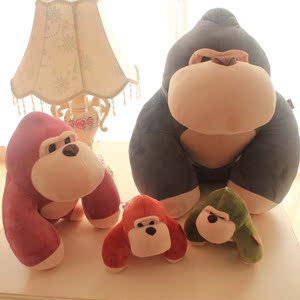 可爱创意大猩猩公仔 金刚小猴子毛绒玩具儿童玩偶布娃娃 生日礼物