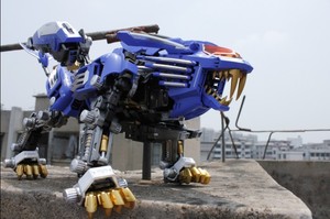 寿屋 索斯机械兽 超重剑长牙狮 代工 蓝狮