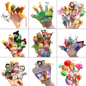 十二生肖手指玩偶剧场表演道具小动物指偶玩具幼儿园宝宝安抚手偶