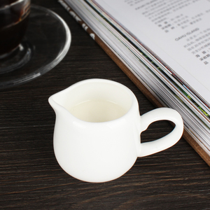 啡忆 强化瓷奶盅 创意可爱奶壶 意式浓缩咖啡奶杯奶缸陶瓷分享壶