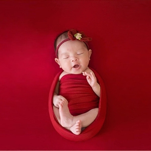 新生儿摄影道具牛奶绒裹布婴儿拍照影楼宝宝儿童服装摄影道具新款