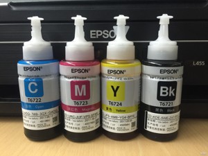 EPSON爱普生原装墨水4色L301 L380 L360 L310 L351 打印机672墨盒