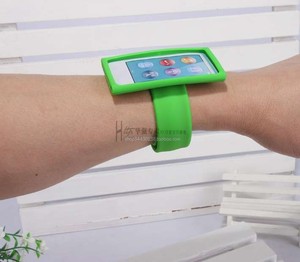 苹果ipod nano7手表带新nano8腕带nano 7 手腕硅胶套保护套拍拍圈
