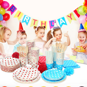 生日主题套餐儿童party会场布置用品周岁派对聚会装饰纸杯餐具
