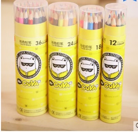 晨光彩色铅笔包邮12、18、24、36色彩色铅笔学生绘画笔