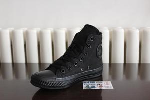 全新专柜正品Converse/匡威纯黑色高帮帆布鞋1Z588，1Z635