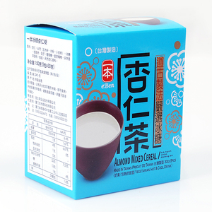 中国台湾特产食品饮品一本冰糖杏仁茶 杏仁糊  芝麻糊 下午茶包邮