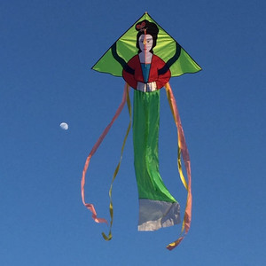 沈阳新款仙女风筝美女风筝嫦娥飘带风筝1.55米*3.5米漂亮易飞包邮