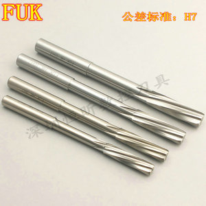 日本FUK 进口白钢铰刀 2 3 4 5 6 7 8 ～25mm机用铰刀 H7螺旋铰刀