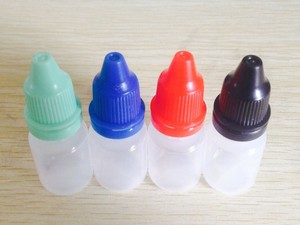 10ML小油瓶 多种颜色的盖子 光敏印油瓶
