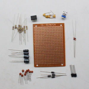 新手洞洞板练习套件 常用插件电子元件识别套件 PCB焊接散件