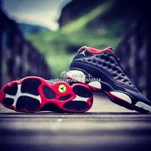 Air Jordan 13 Low Bred AJ13乔13 黑红低帮 310810-310811-027