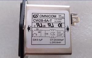 OMNICOM欧利康EMI滤波器单相带开关保险丝CW2B-6A-T 6A电流抗干扰