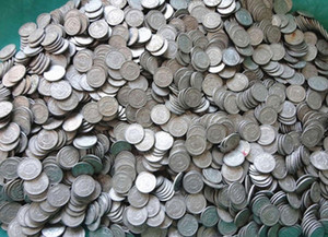 1974年2分 74 第二套人民币 硬币 硬分币 分币 生日礼物 钱币收藏