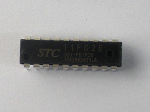 直插 全新原装 STC11F02E-35I-PDIP20 单片机 代替AT89C2051