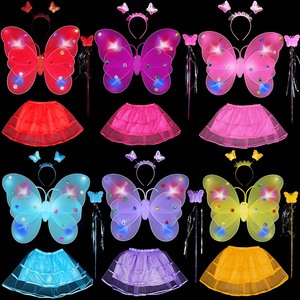 老师用蝴蝶翅膀蓬蓬裙衣服舞台演出道具仙子天使魔法裙非儿童玩具