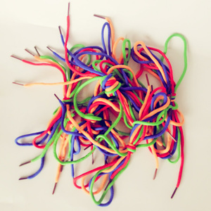 穿线串珠积木玩具配线尼龙绳幼儿园手工材料系鞋带编织绳子彩色线