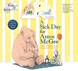 A Sick Day for Amos McGee: Book & CD Storytime Set 英文原版 阿莫的生病日 书+CD 凯迪克金奖绘本
